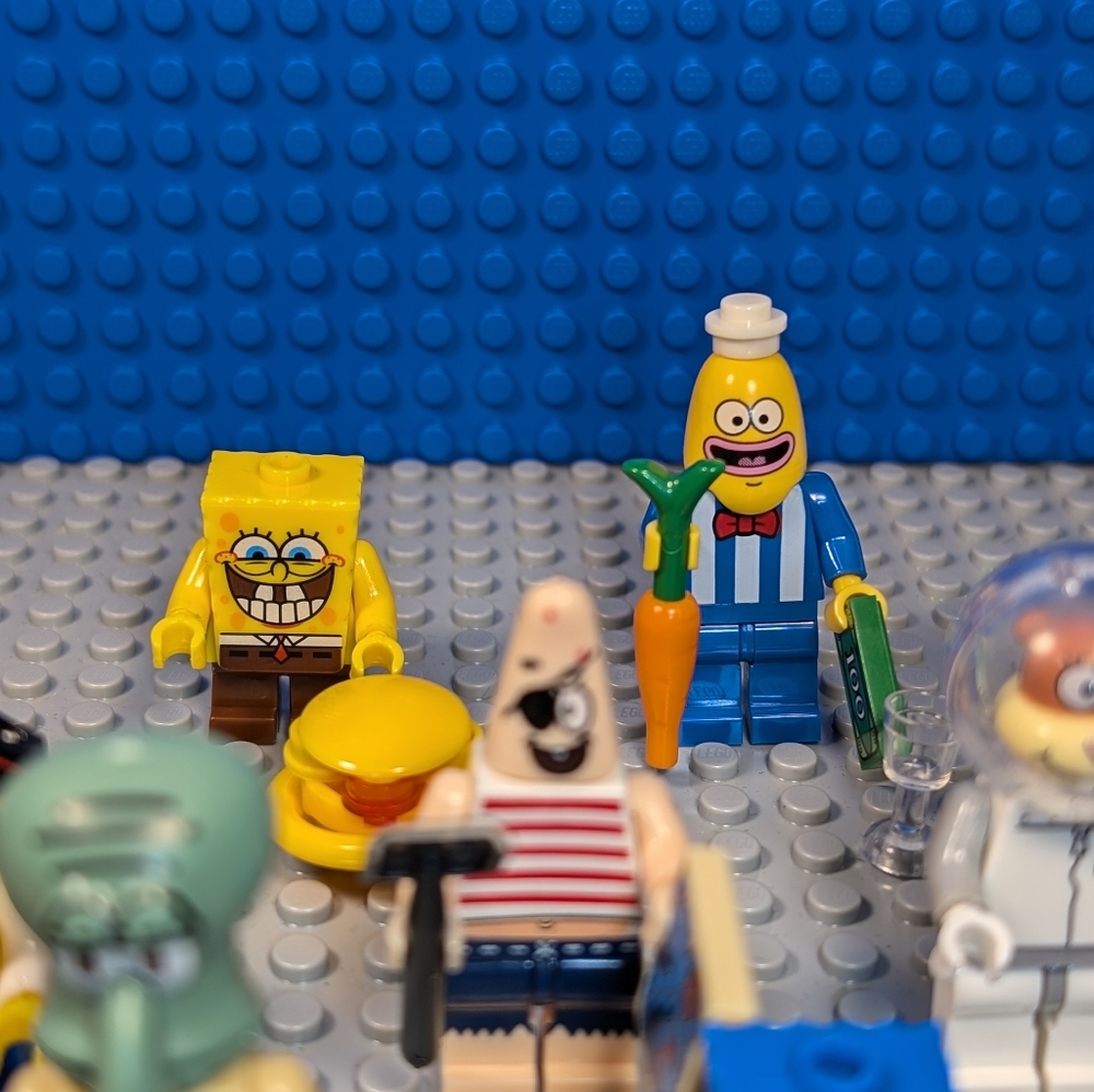 10 Minifigures-SpongeBob SquarePants Nickolodeon Building Block Toy Patrick Star - Picture 6 of 10